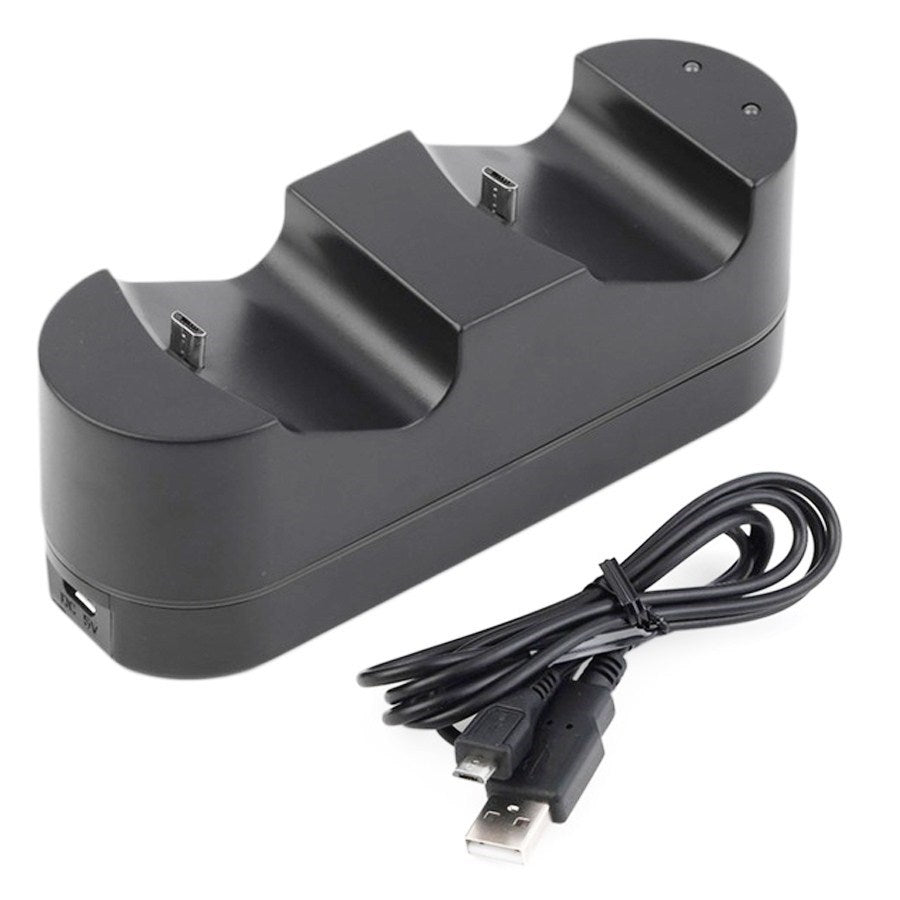 Playstation 4 Charger Kit  Dual Usb Charging Dock Station Stand For Ps4 Controller
