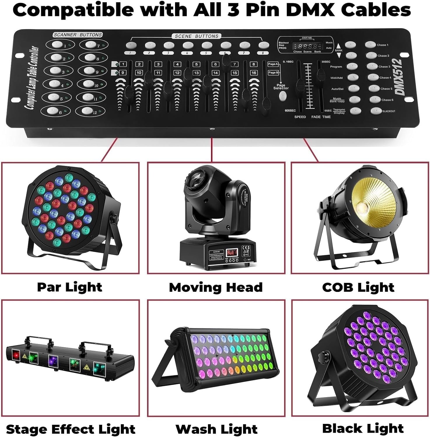 DMX512 Console 192 Console Lighting Console Controller