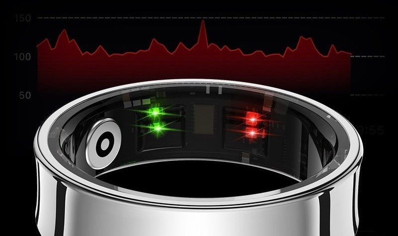 Anello Smart con Monitoraggio del Battito Cardiaco e del Sonno